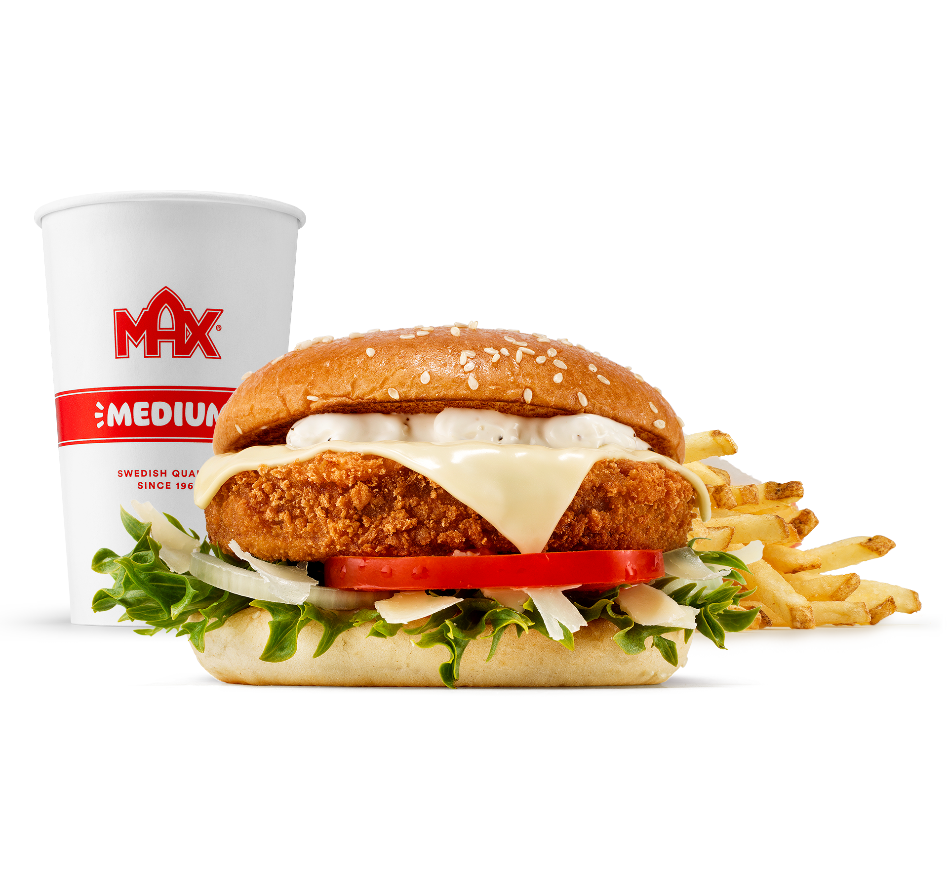 Crispy Supreme Parmesan menu