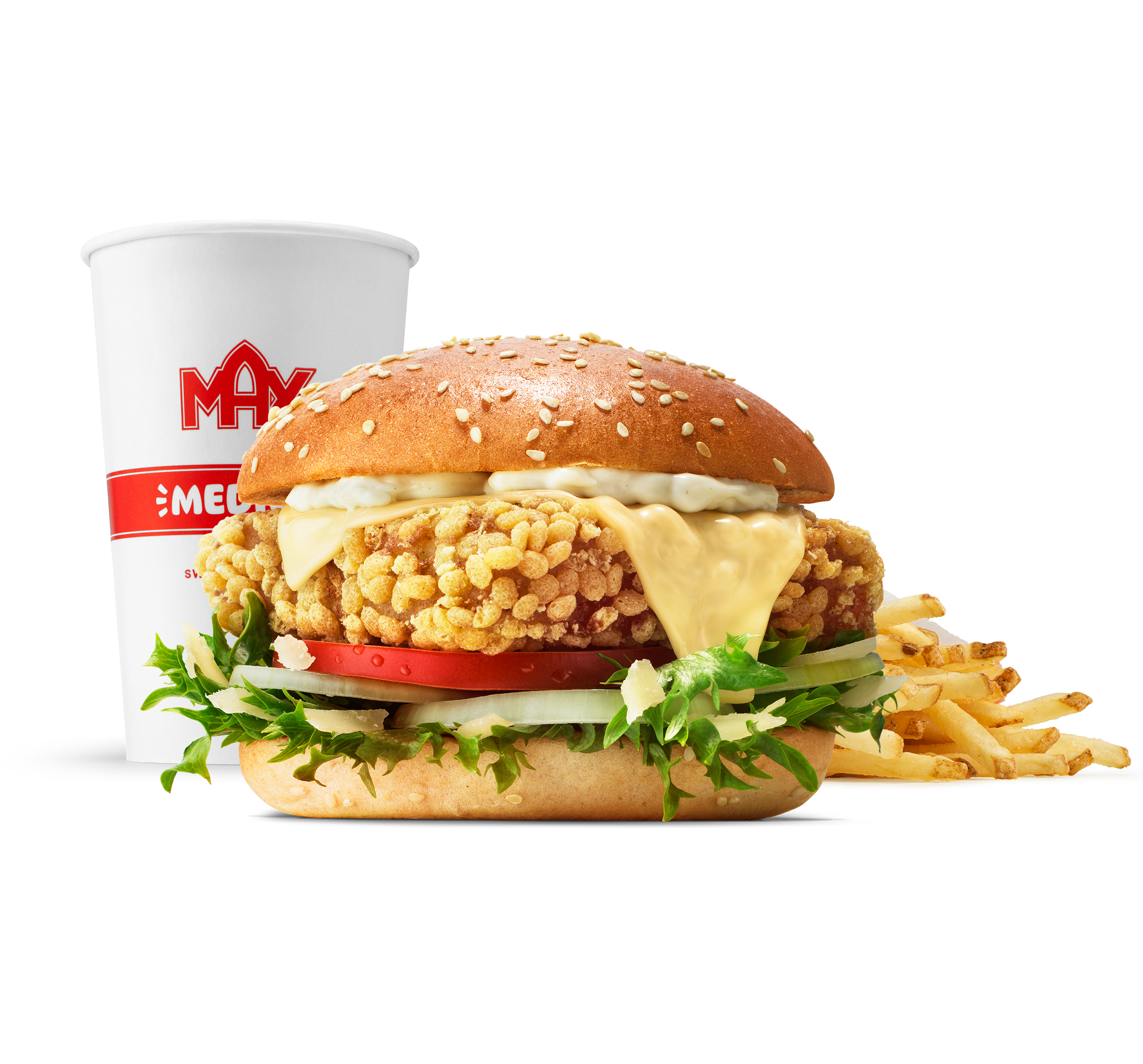 Fish Deluxe Parmesan menu